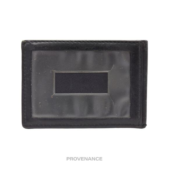 🔴 Gucci Card Holder Wallet - Black MicroGuccissima Leather - Picture 2 of 4